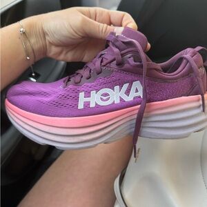 HOKA BONDI Women's Purple Running Shoes